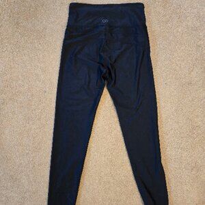 Calia Black Leggings with Flattering Seam Detail GUC